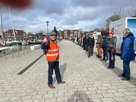 Menschenkette am Hafen 2024